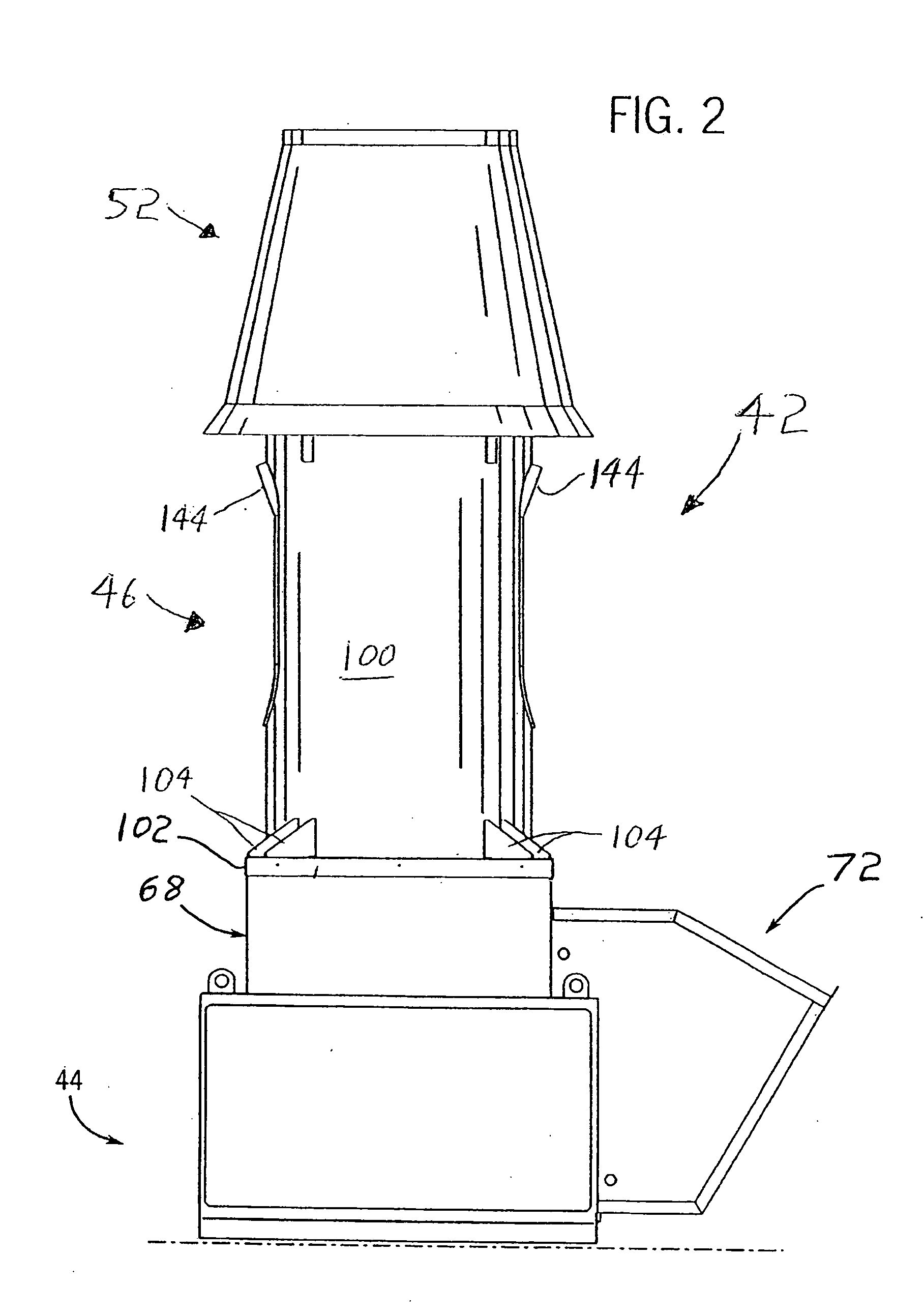 Exhaust fan assembly having flexible coupling