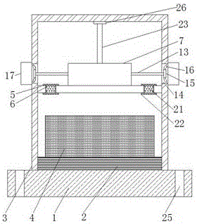 Charge pole with internal circulation energy-saving heat-radiation function