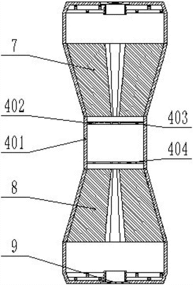 Closed type water-saving writing brush cleaning device