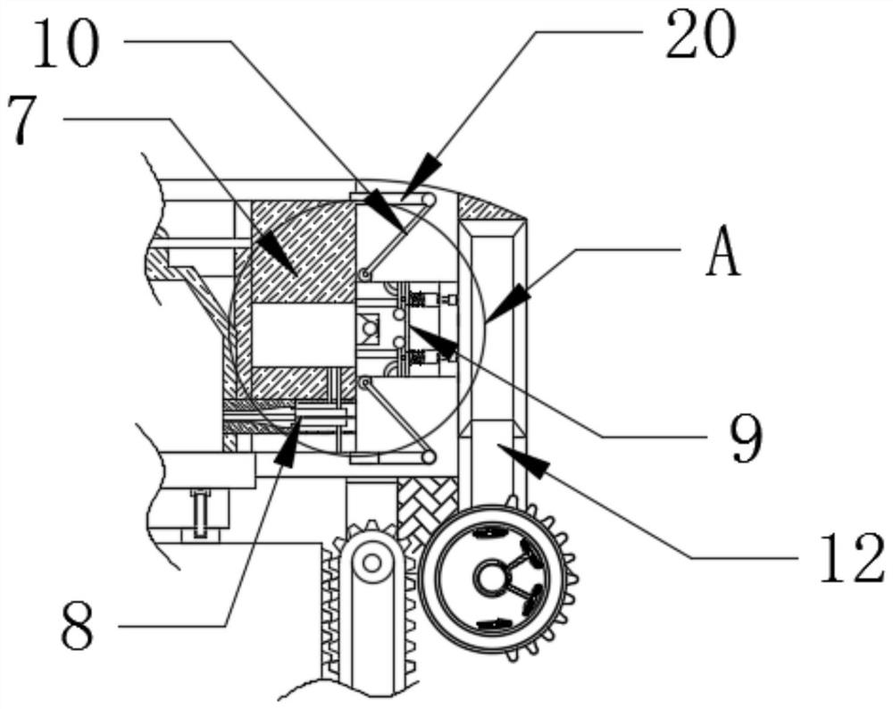 Transportation table intelligent electromechanical equipment capable of rapidly loading and unloading goods