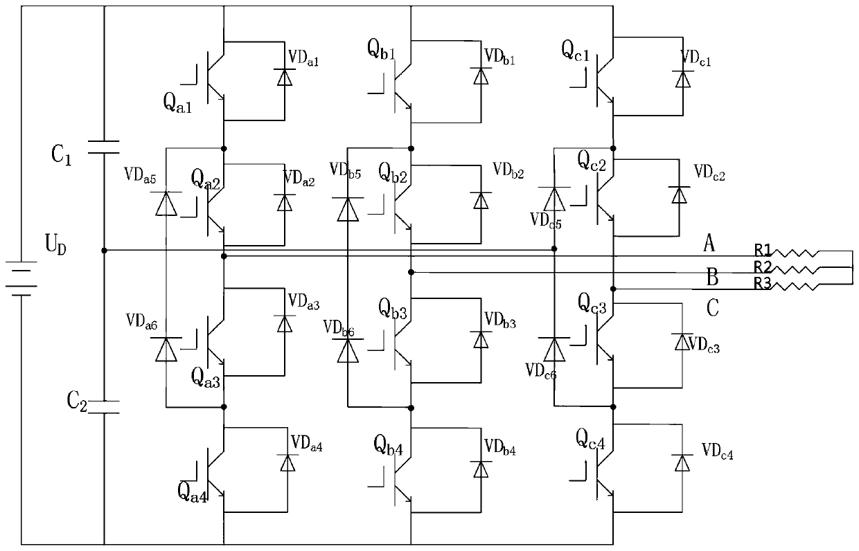 NPC three-level inverter fault diagnosis method based on improved-treelet transformation