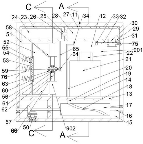 Storage battery safety storage box capable of conveying and automatically adding electrolyte