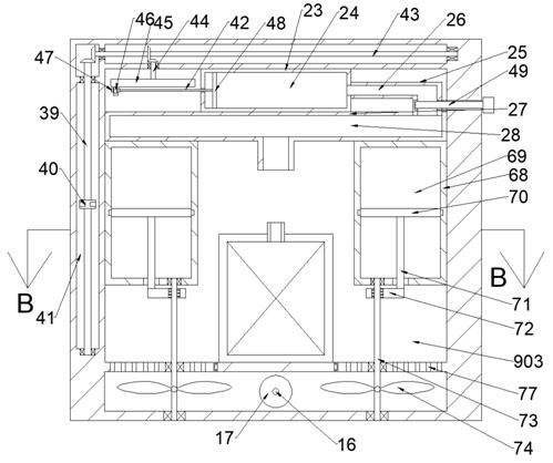 Storage battery safety storage box capable of conveying and automatically adding electrolyte