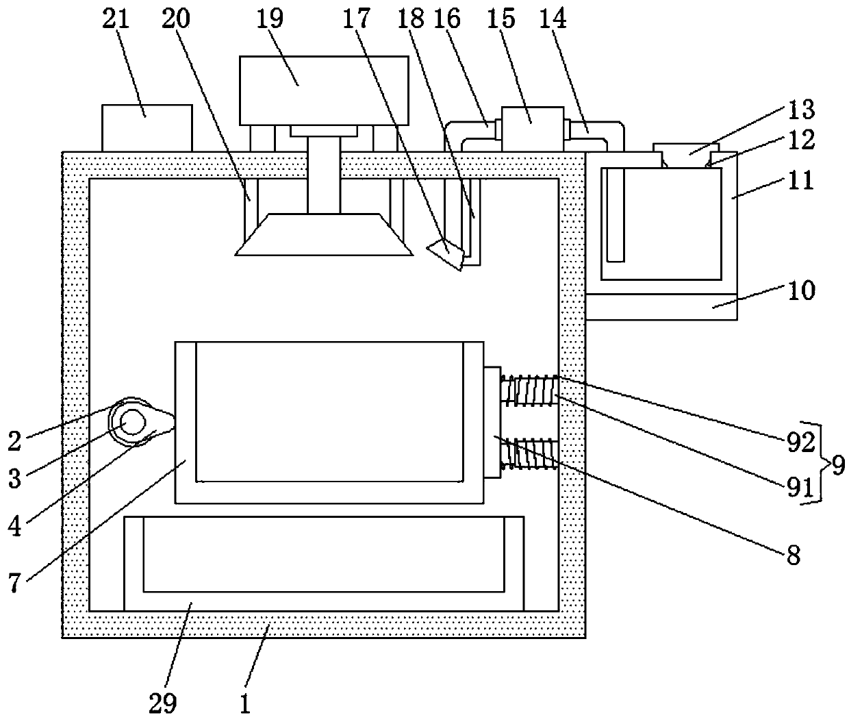 Medical care disinfection treatment device