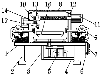 Burr removing device for photovoltaic panel machining