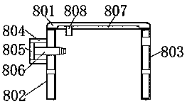 Burr removing device for photovoltaic panel machining