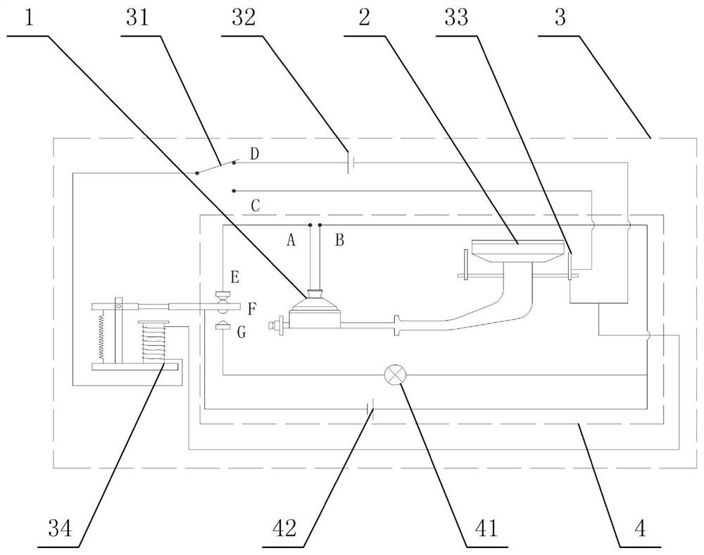 Bottled liquefied petroleum gas pressure regulator with flameout protection function