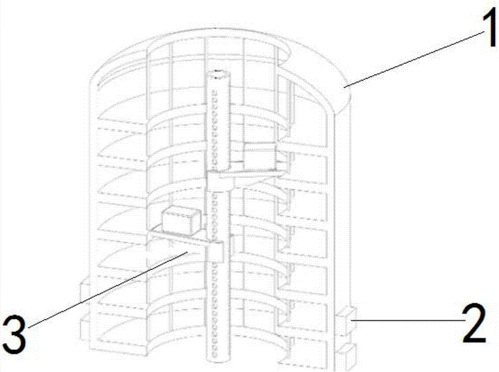 Receiving and sending device and system for novel intelligent express box