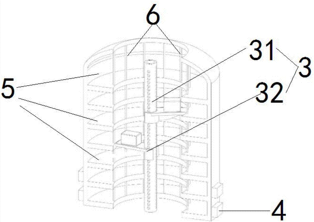 Receiving and sending device and system for novel intelligent express box