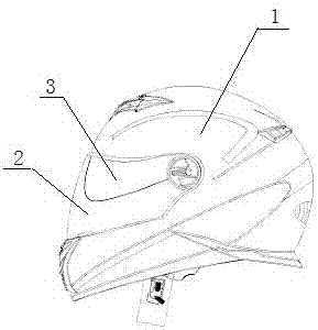 Double-lens helmet