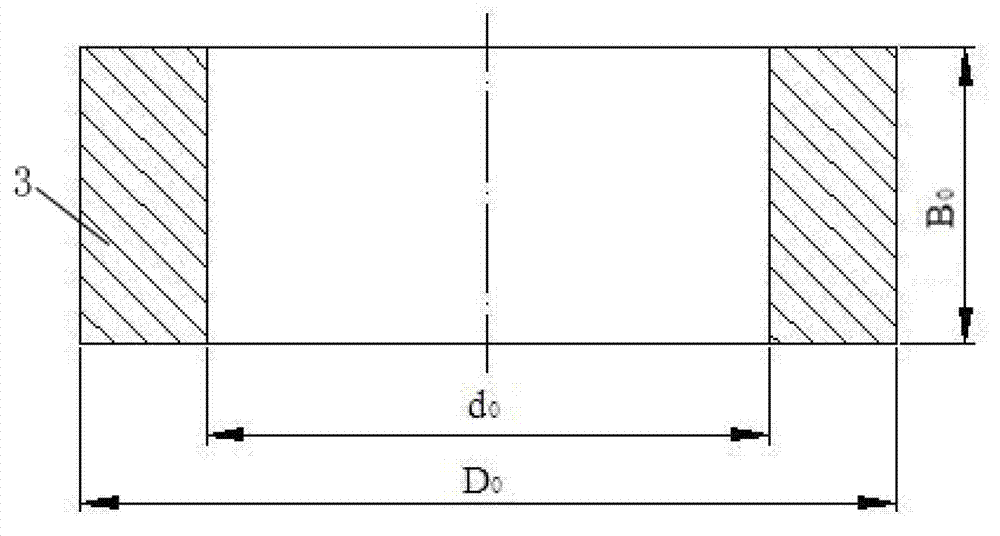 Internal deep groove annular piece precision rolling forming method and device