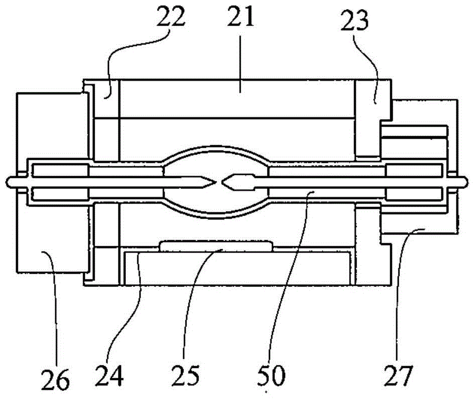 An air cooling device for high heat light source