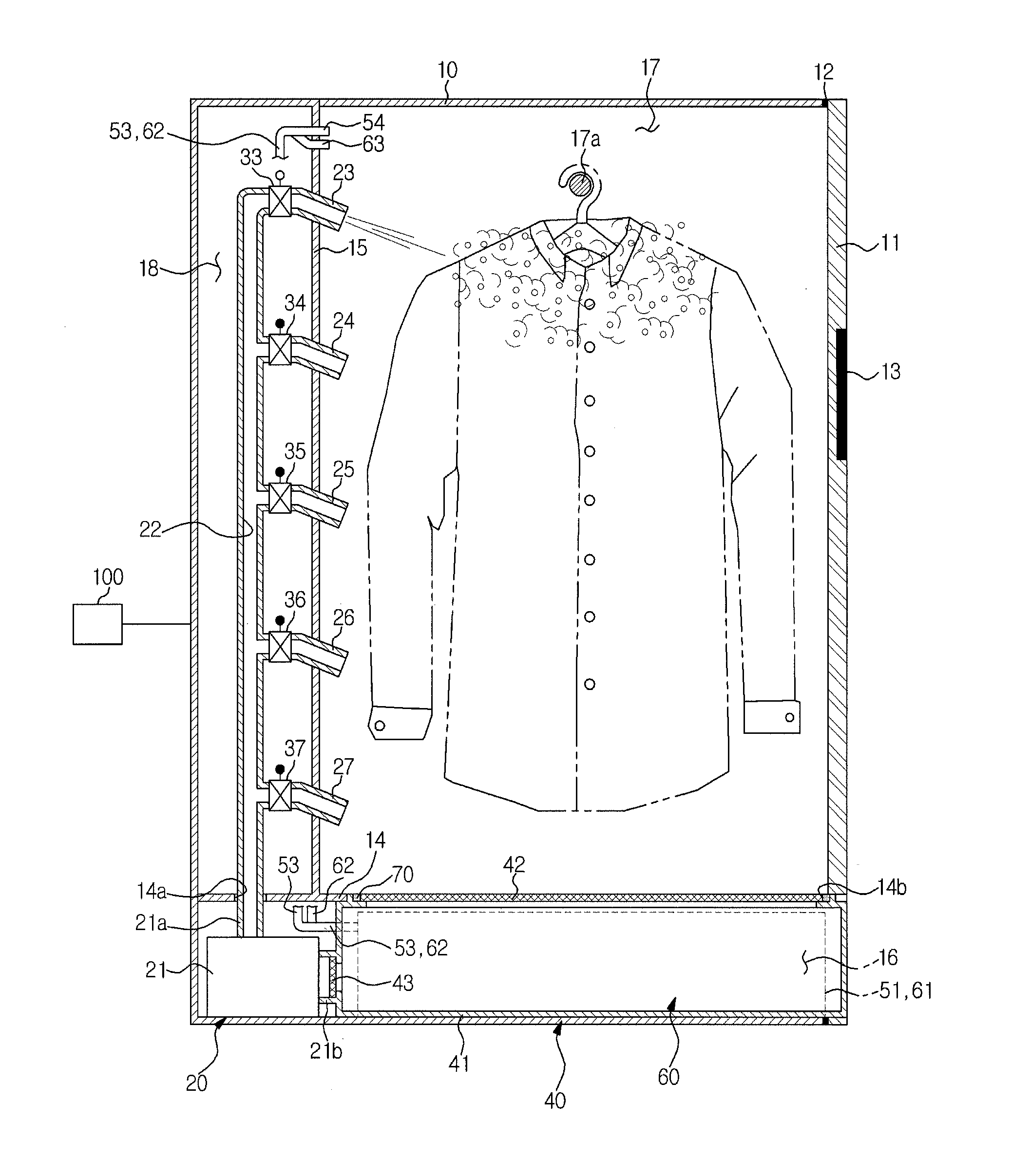 Refresh washing machine and control method thereof