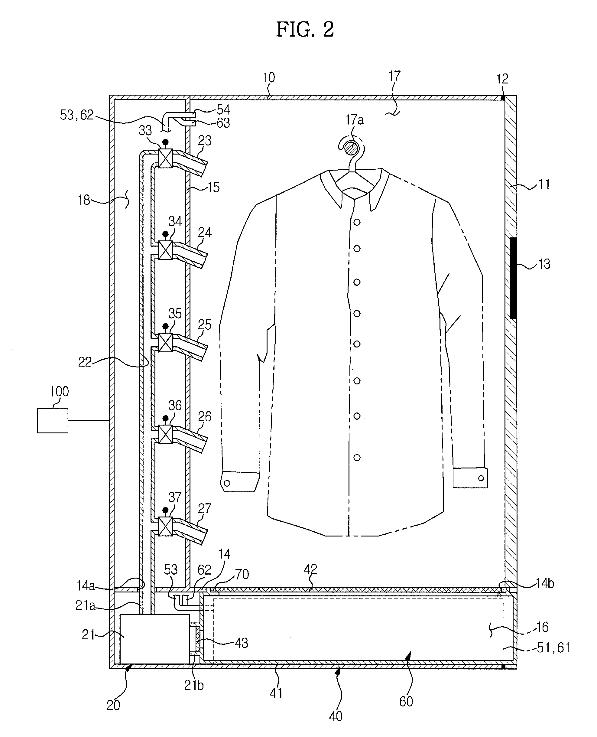 Refresh washing machine and control method thereof