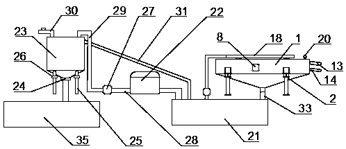 Method and system for recycling utilization of mass fresh mixed waste concrete