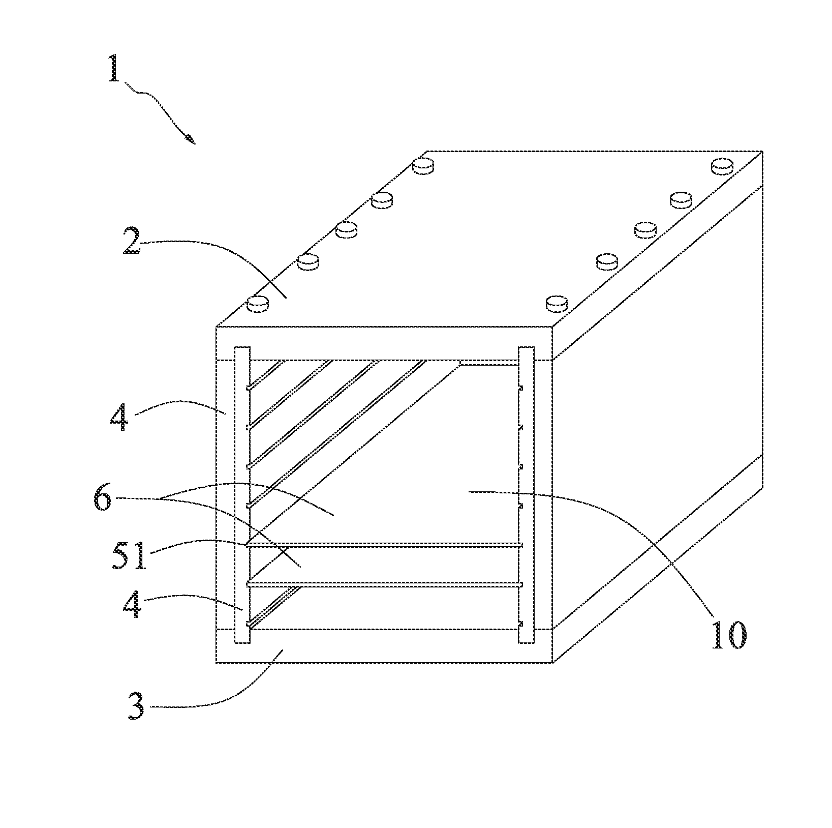 Sintering chamber structure