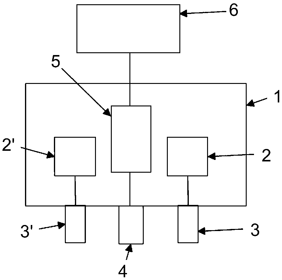 A device and a detection method for online detection of the service life of a polishing pad