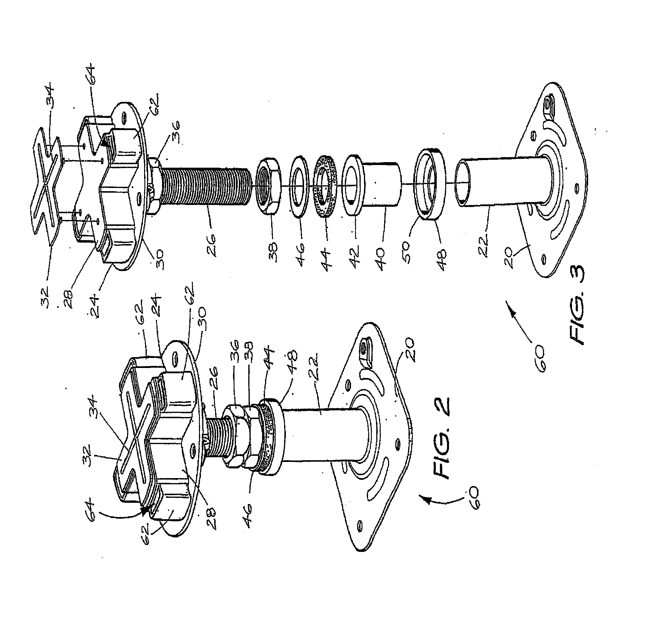 Air tight access floor assembly