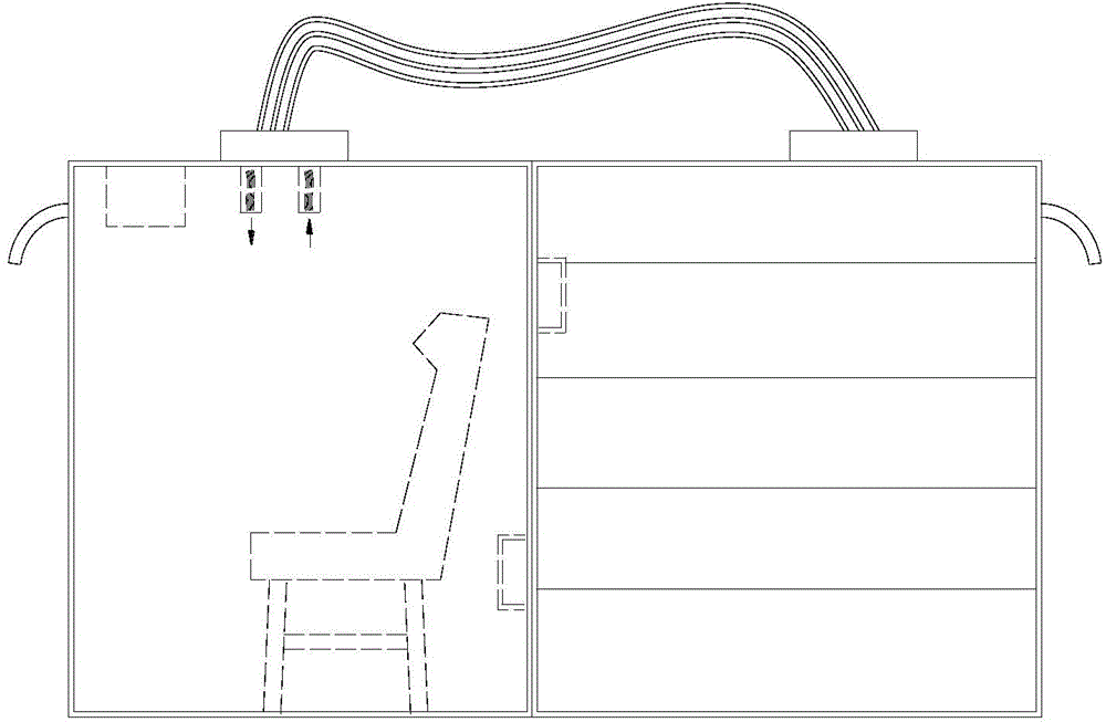 Hyperbaric oxygen cabin applicable to different carriers and transferring device