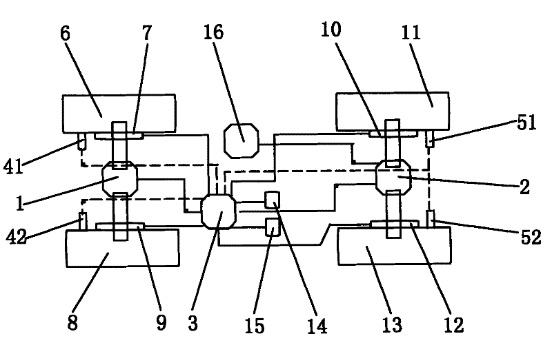 Antiskid control system and method for mixed power automobile