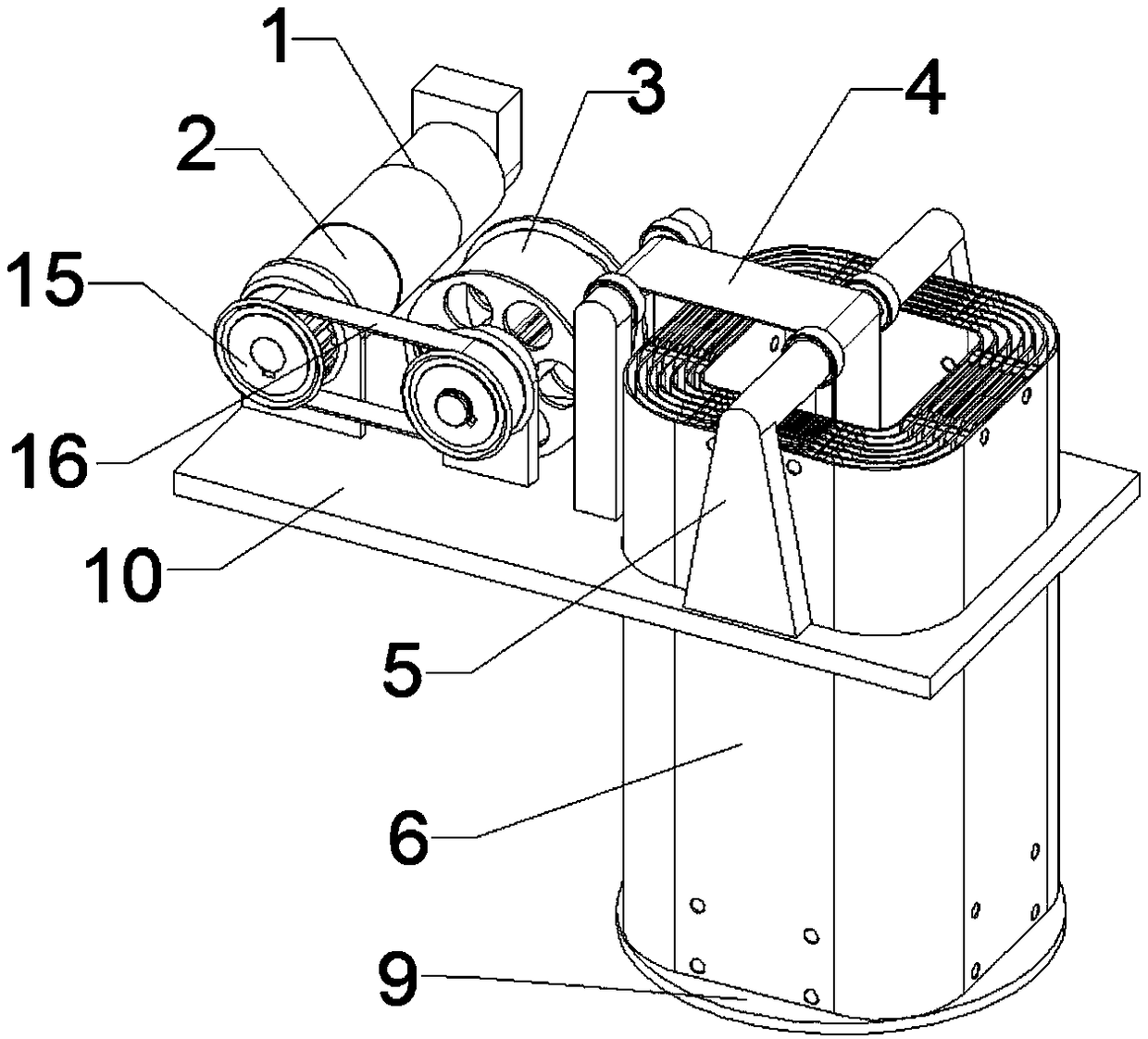 Multi-stage sleeve type lifting mechanism for robot