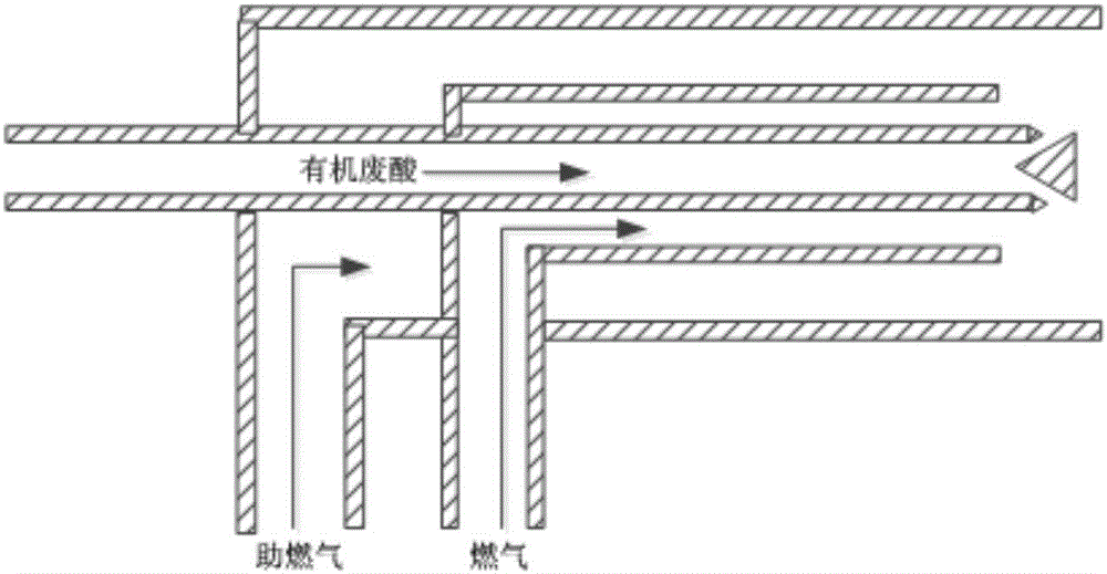 High-temperature roasting device and treatment method thereof