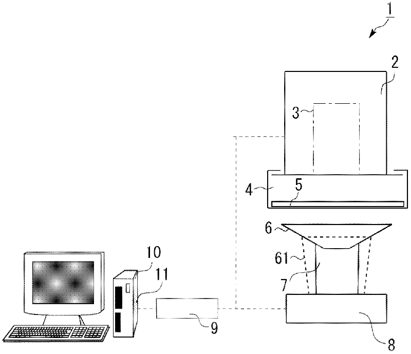 Urinary function measuring device for animal and urinary function measuring method for animal