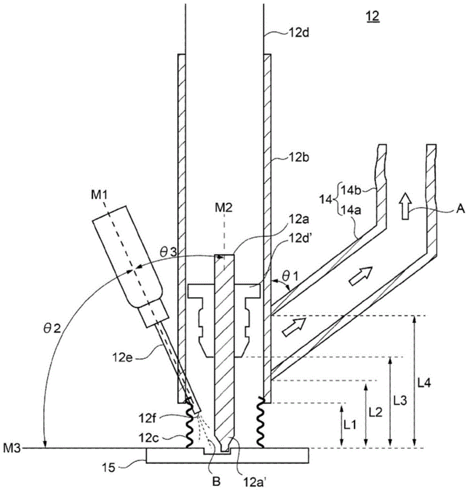 Machining device and workpiece machining method