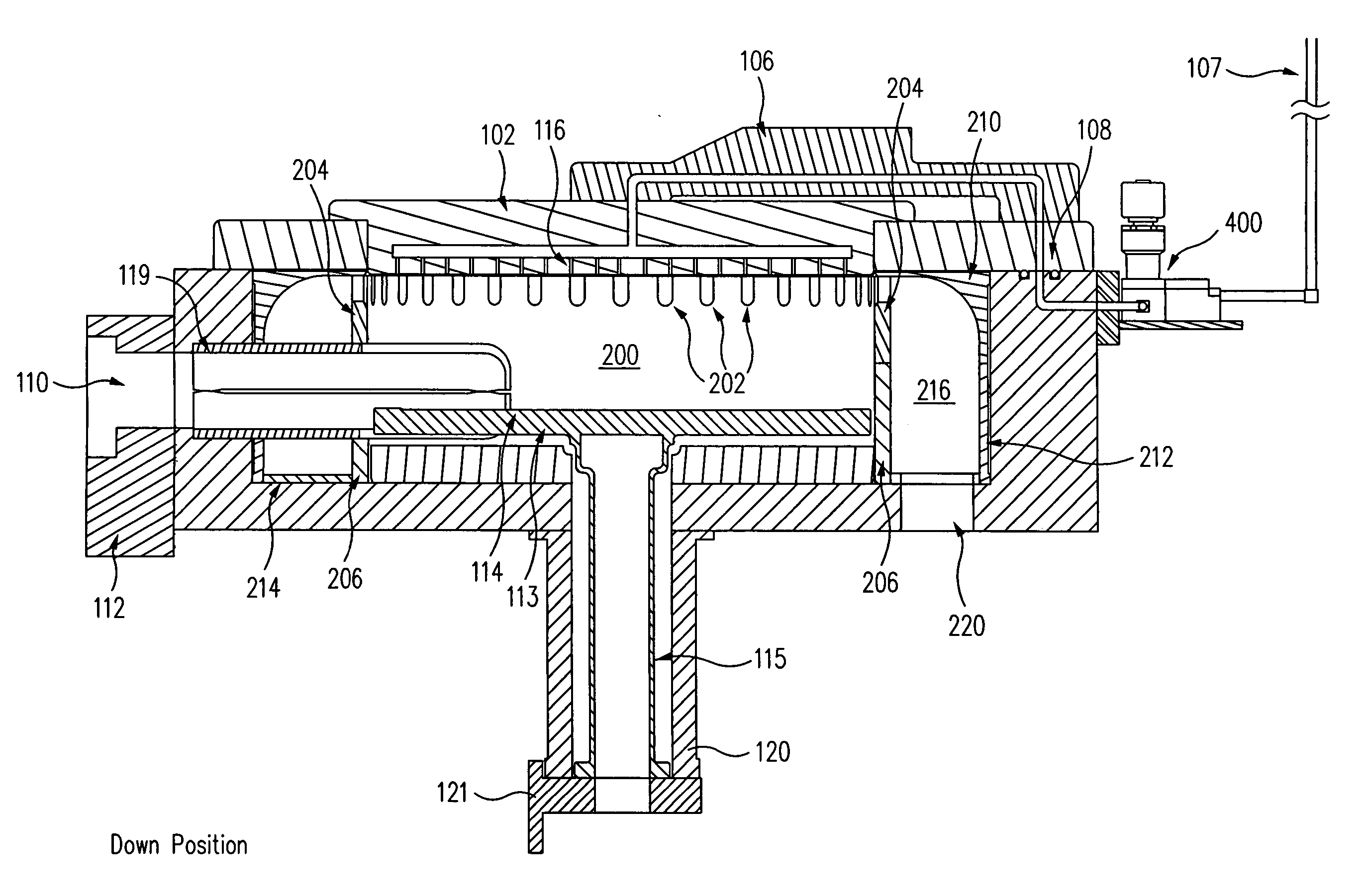 Gas manifold valve cluster