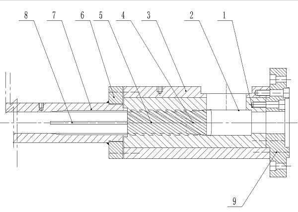 Machine barrel with grooves