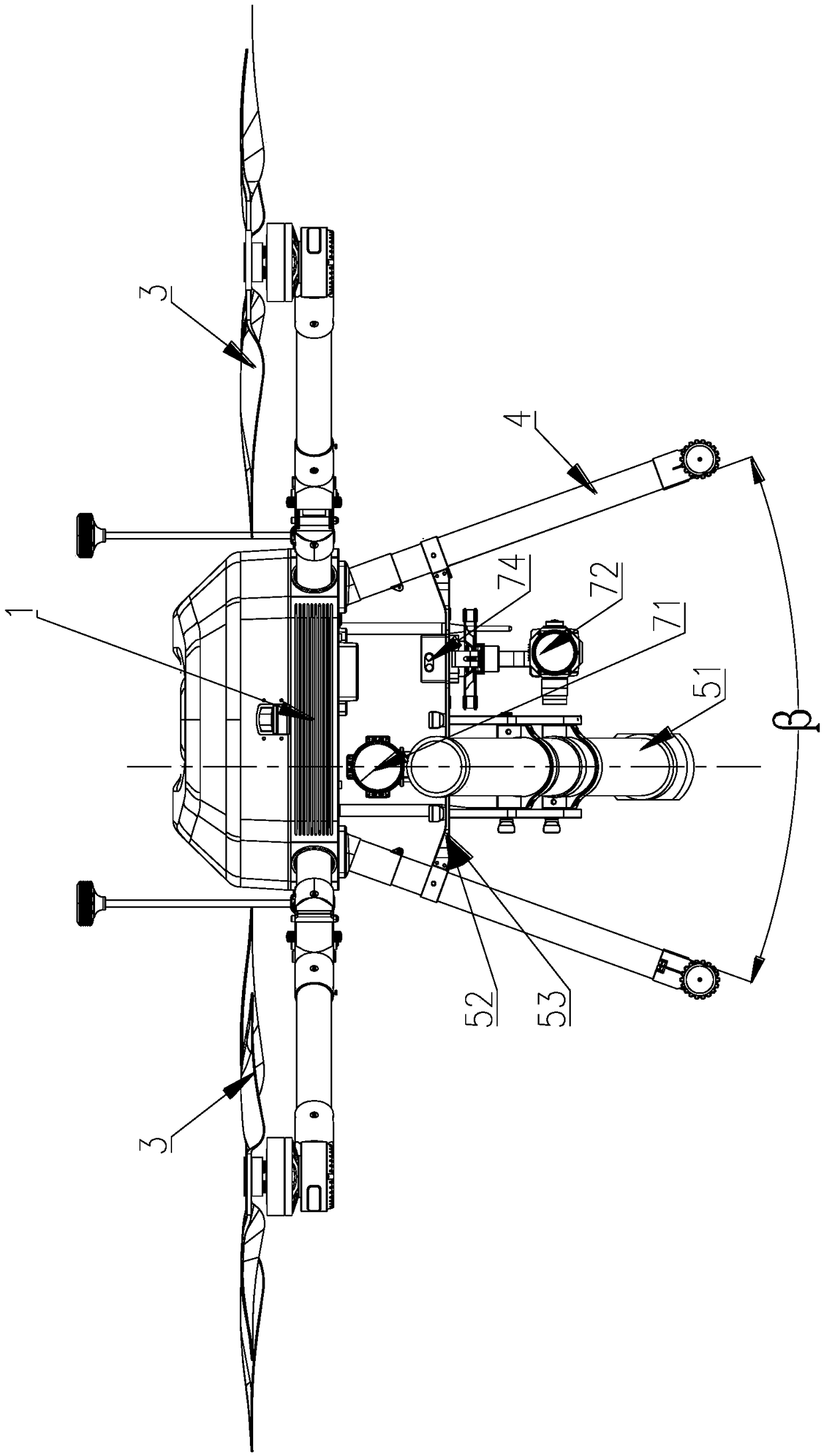 Fire fighting method of fire fighting unmanned aerial vehicle