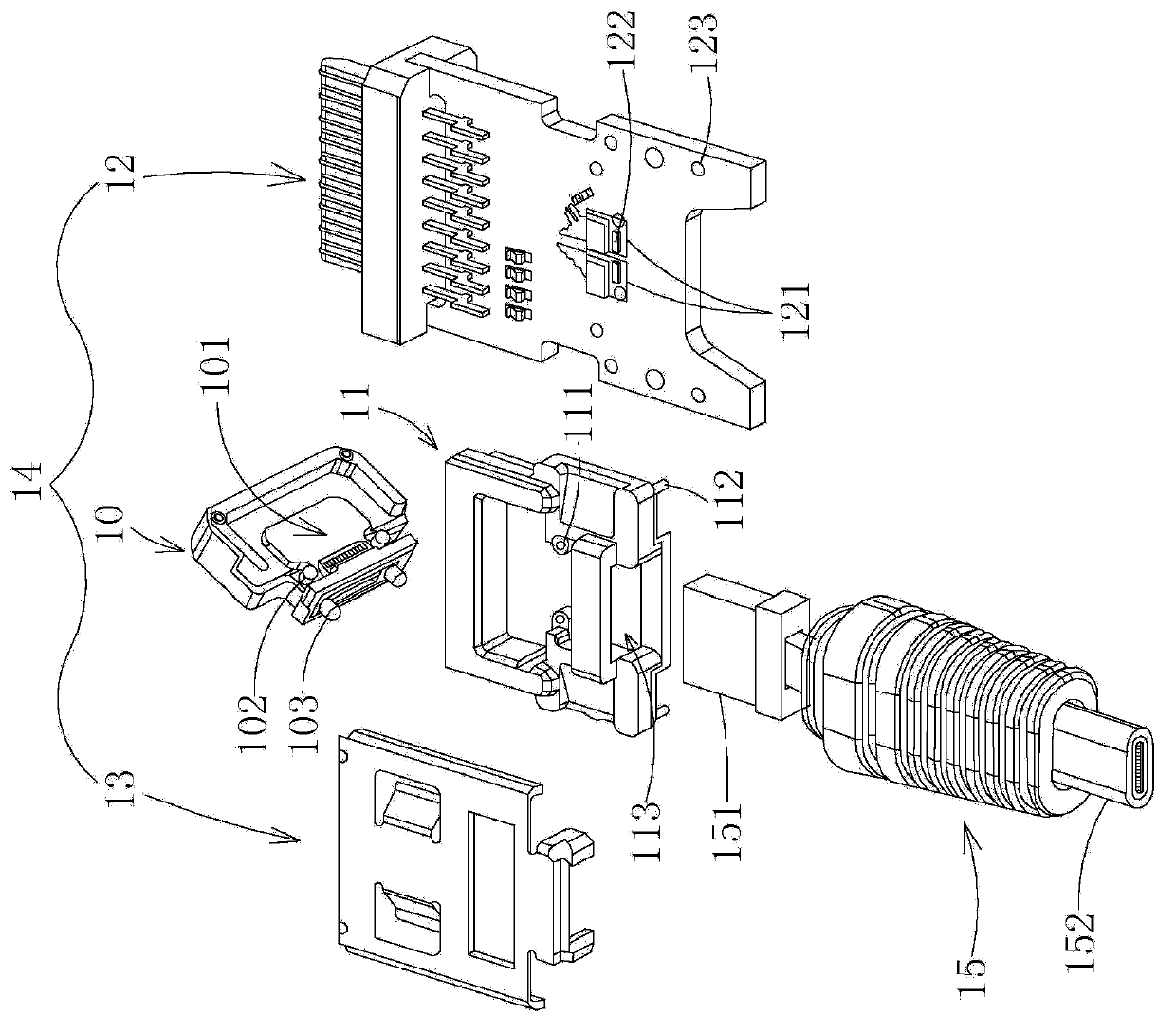 Optical communication module and light coupling assembly method thereof