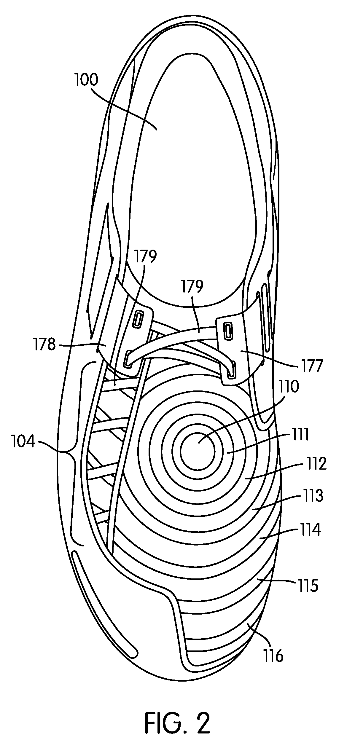 Article of footwear with gripping system