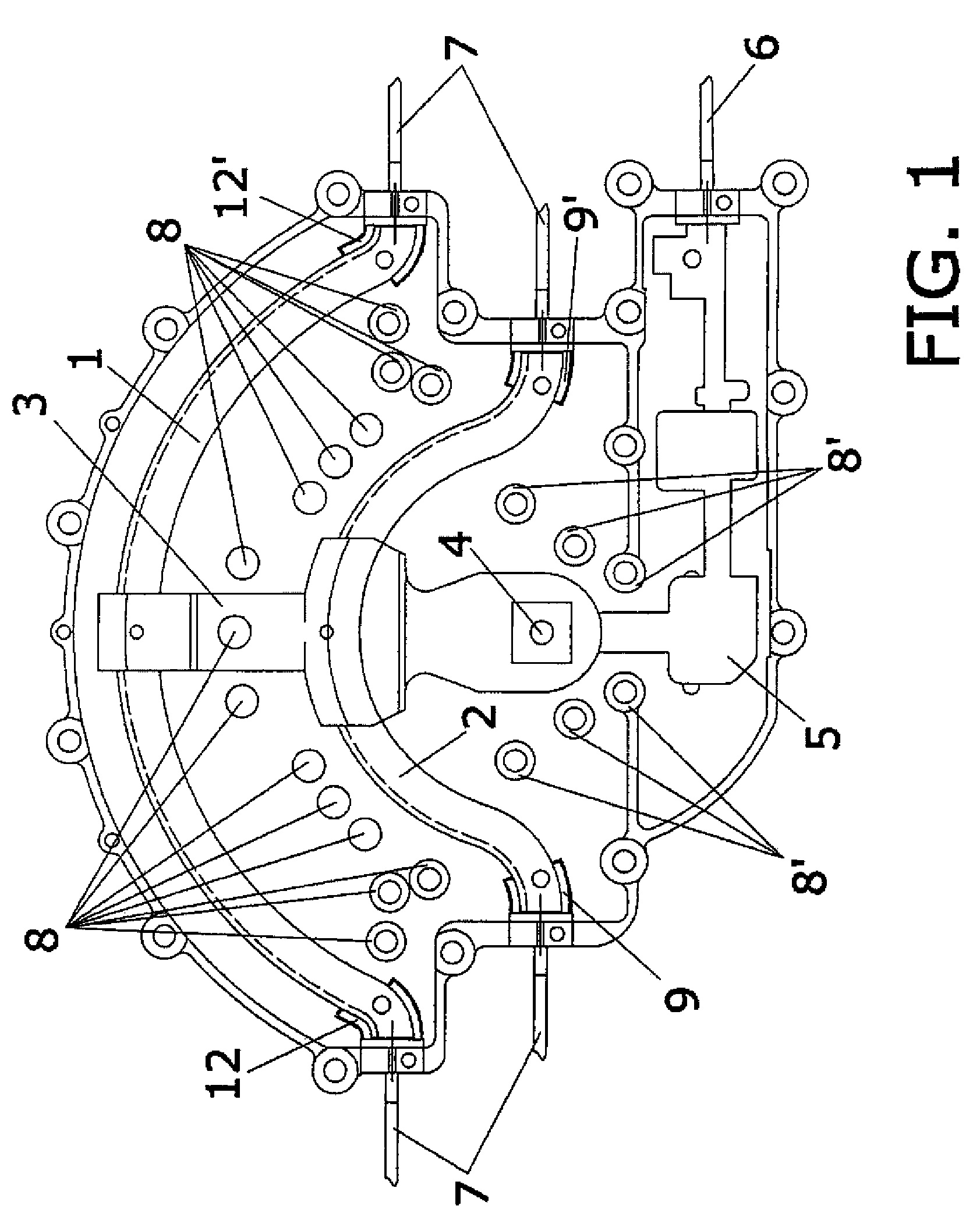 Broad band mechanical phase shifter