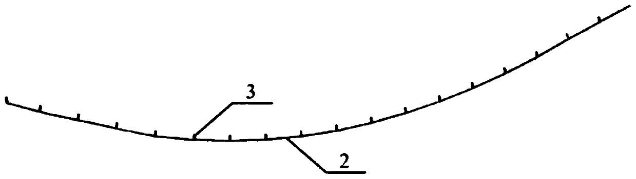 Cable-held truss structure with height-adjustable point