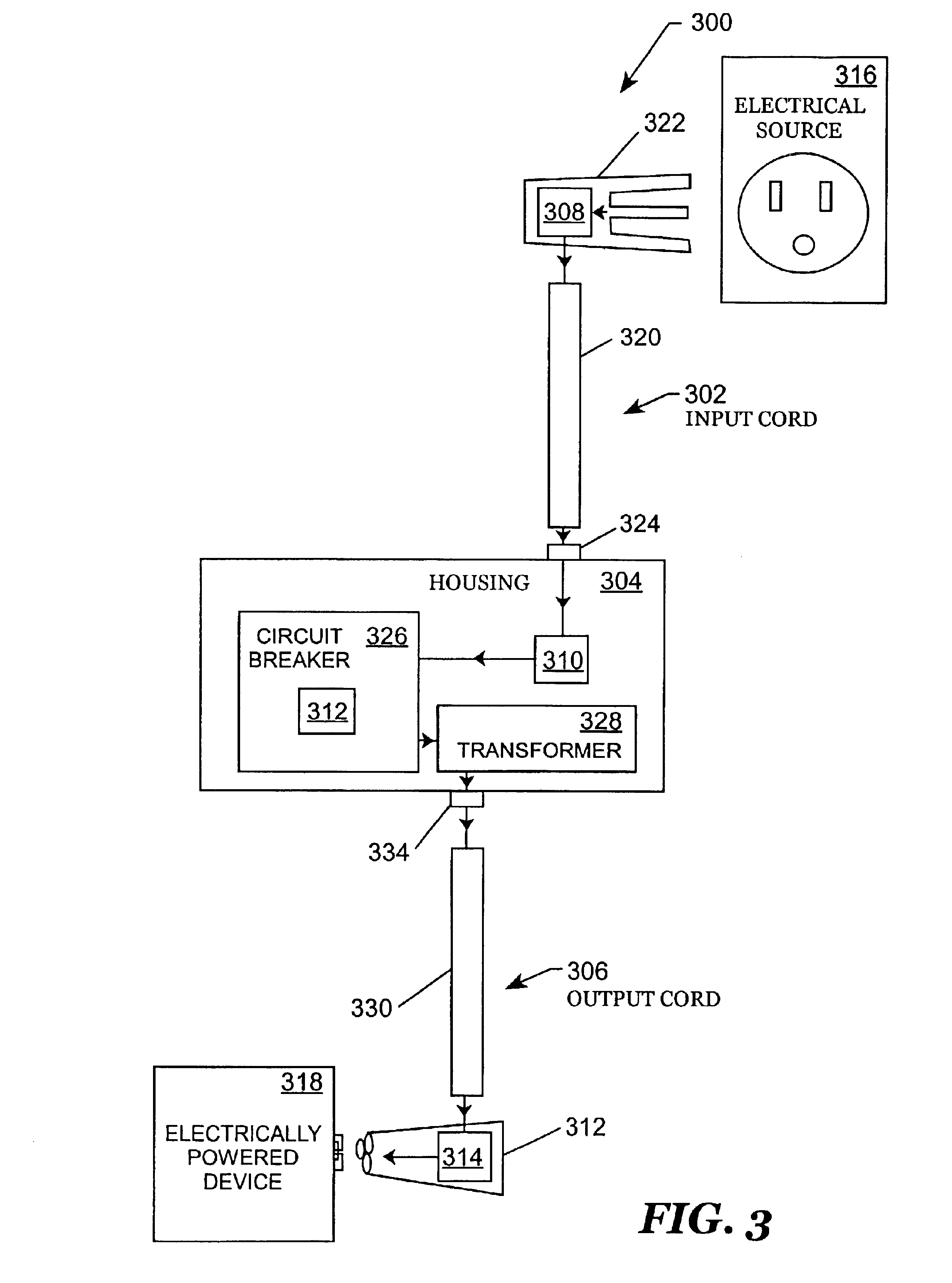 Combination power circuit light coding system