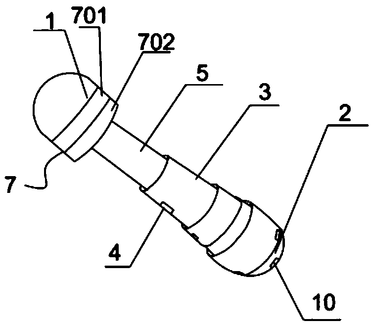 Retractable diving throwing toy