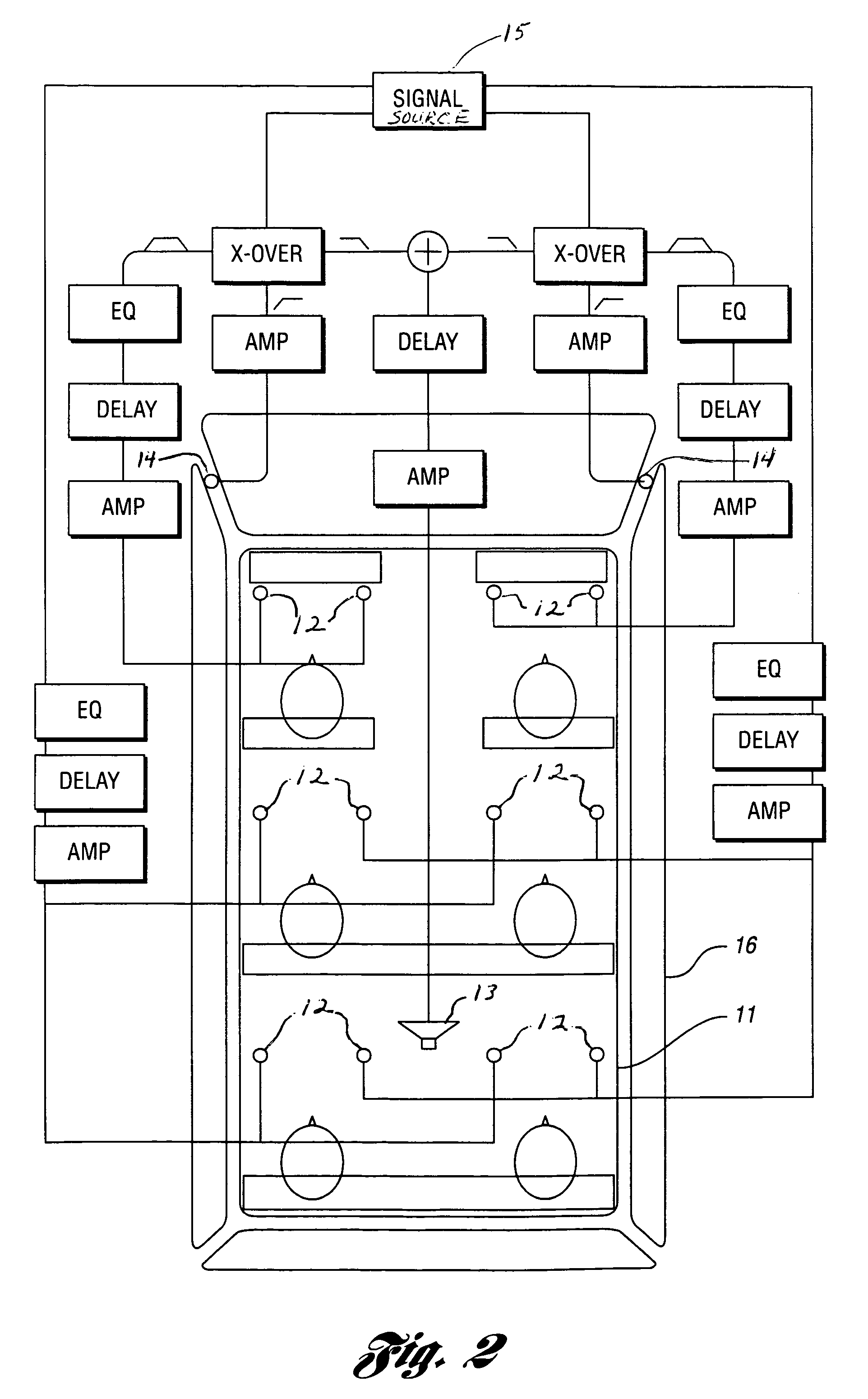 Vehicular audio system and electromagnetic transducer assembly for use therein