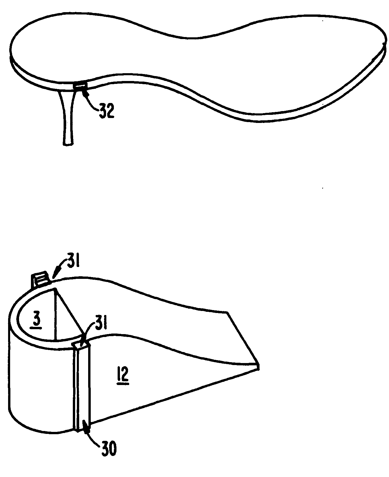 Modular heel assembly for high heel shoes