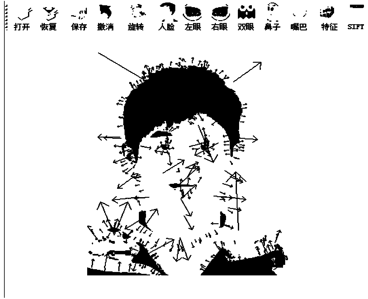 Face recognition method based on image feature analysis