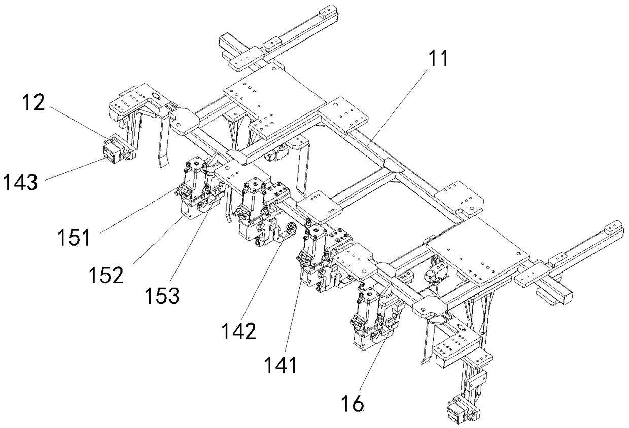 Machine cover hinge high-precision centering and positioning structure