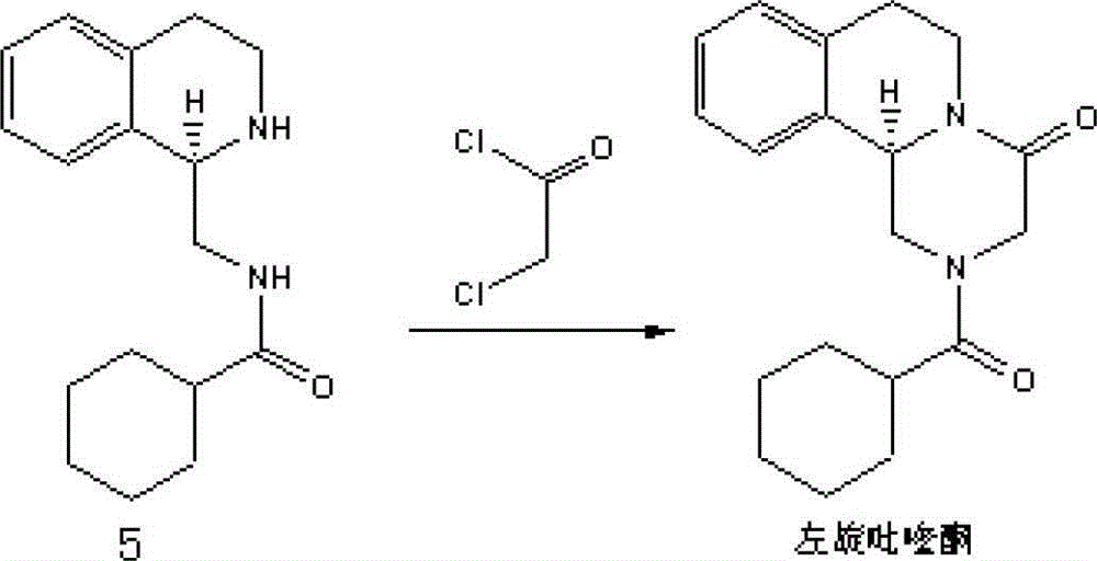 Method for preparing levo-praziquantel