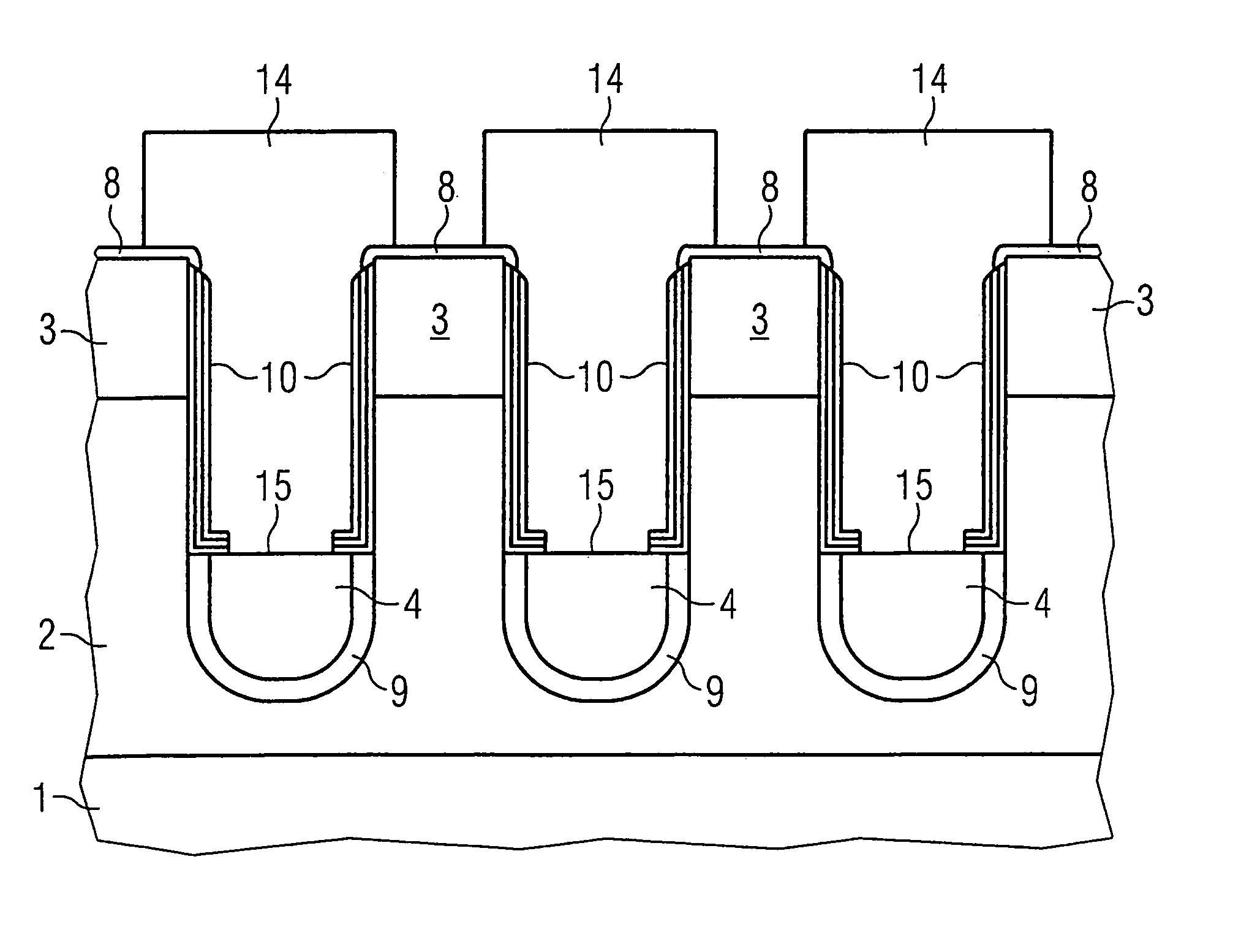 Charge trapping memory cell and fabrication method