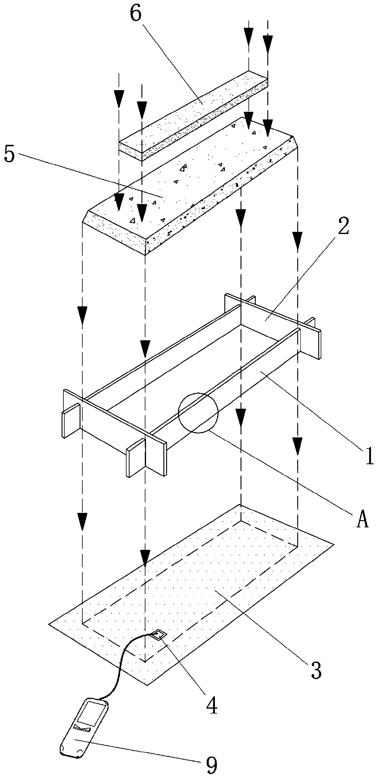 Back governor meridian moxibustion device