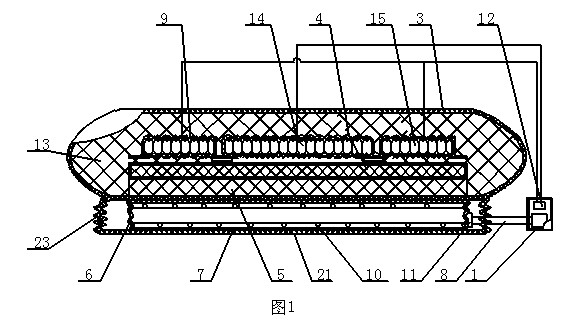 Pillow core with adjustable height during sleeping