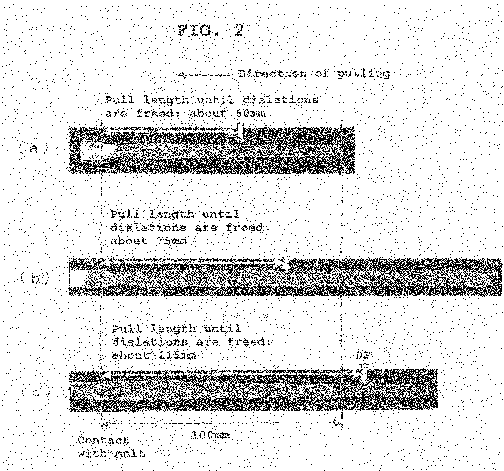 Method for growing silicon single crystal