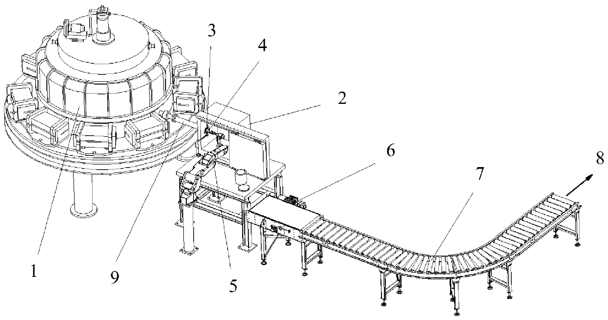 Method and equipment for producing medical isotopes based on high-power electron accelerator