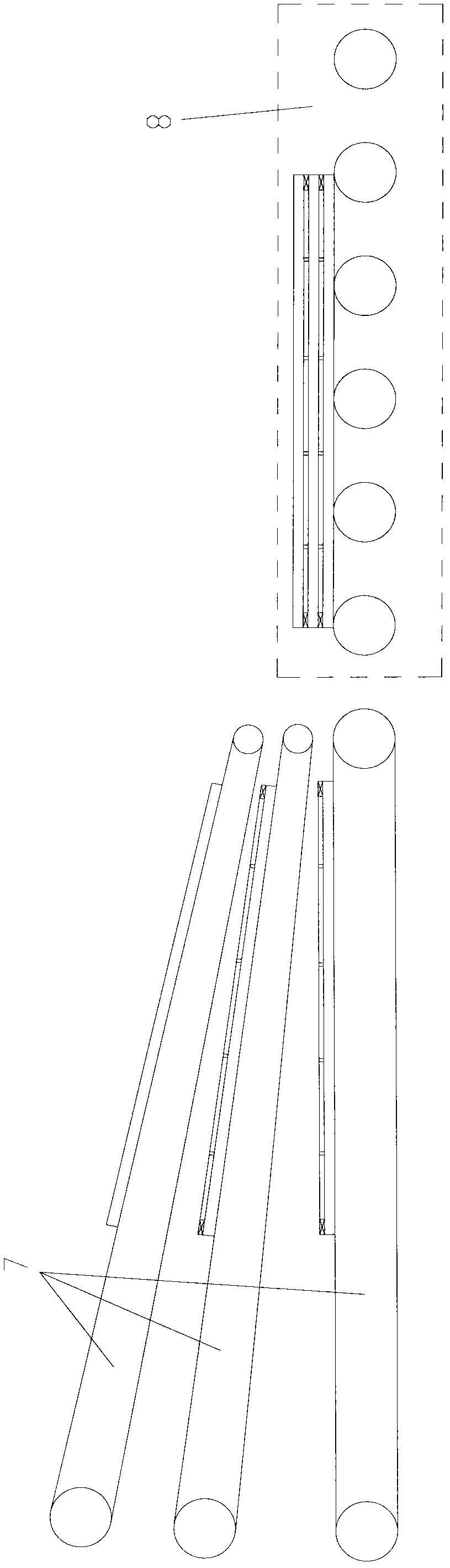 Glass plate combining apparatus used for making multilayer structure glass member