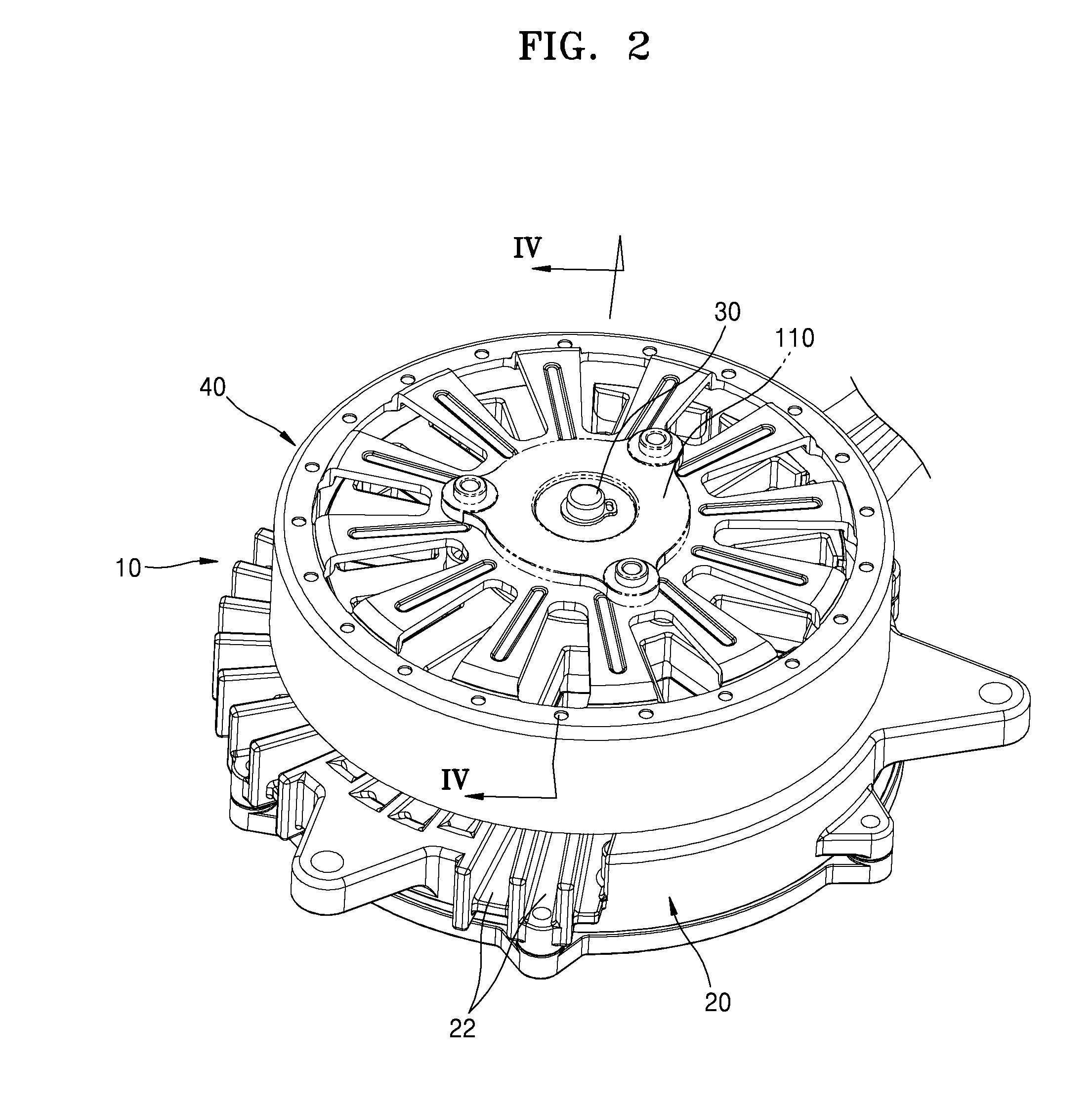 Fan motor apparatus having improved heat-radiation performance