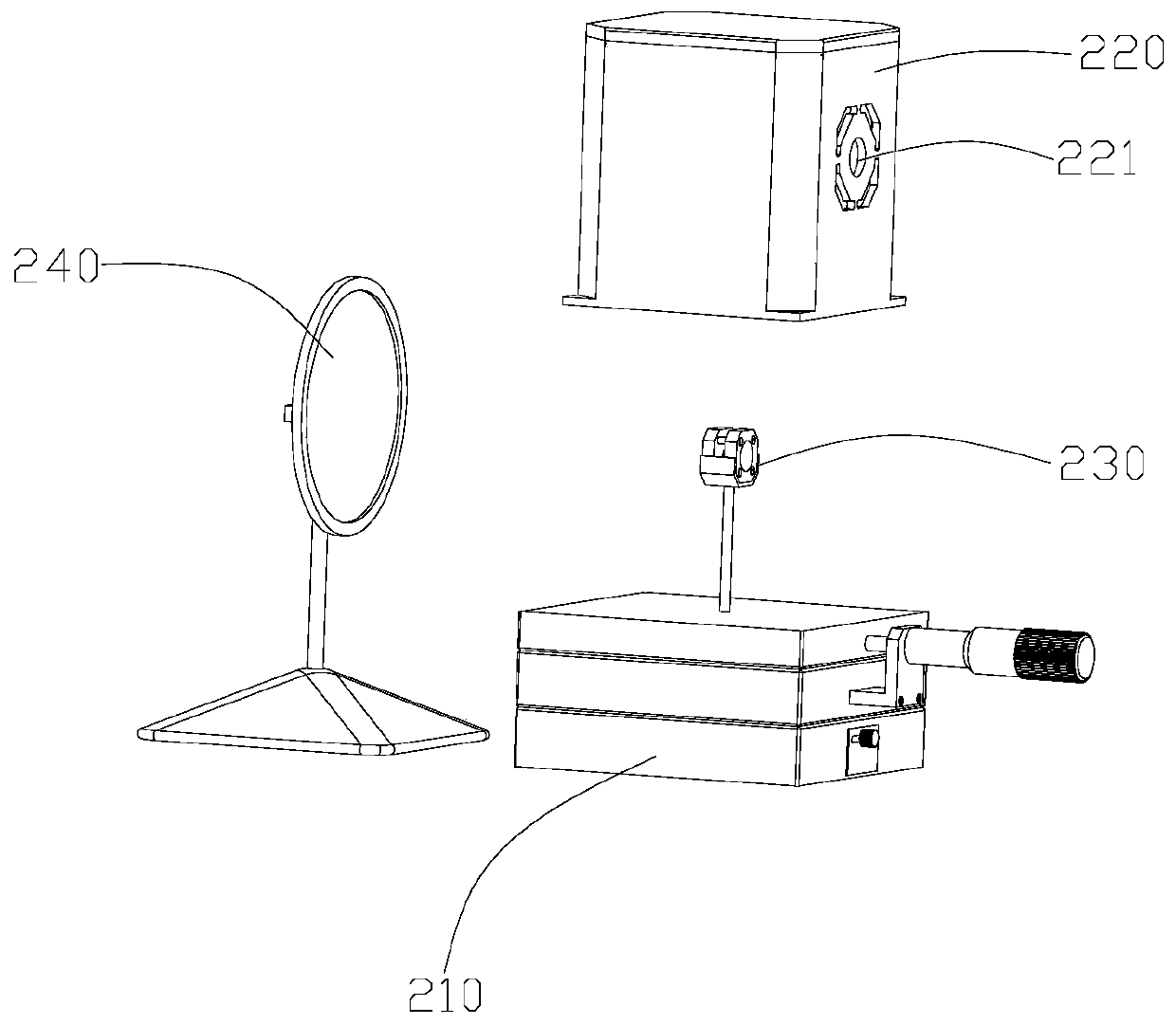 Diffraction device and diffraction measure method